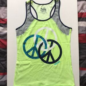 ✌🏻JUSTICE BRAND PEACE SIGN TANK TOP ✌🏻NWOT